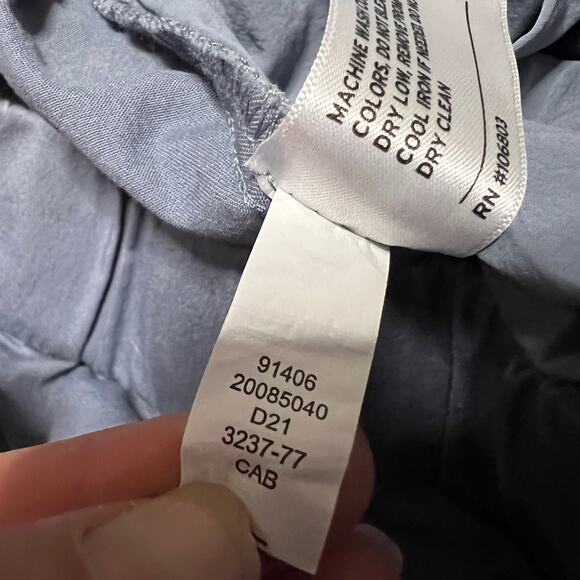 Duluth Trading Pants Womens 12 Gray Blue Summer Weight Chino Wide Leg Pants - Picture 7 of 11